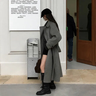 City Handmade Cashmere Wool Long Coat