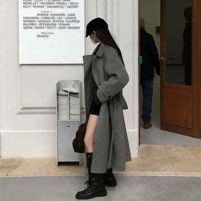 City Handmade Cashmere Wool Long Coat