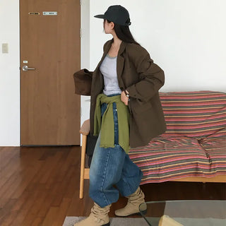 Antique Cotton Oversized Jacket