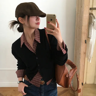 Veil V-neck Knit Cardigan