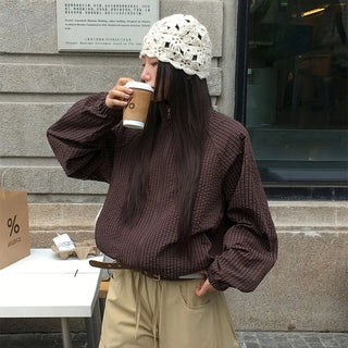 Piping Half-Neck Windbreaker