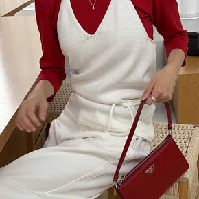 26SS LAYERD Halterneck Knit