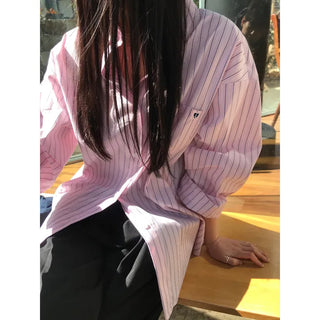 Striped Wide Shirt (2 colors)