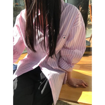Striped Wide Shirt (2 colors)