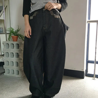 (Non-Fade) Wide Curved Balloon Pants