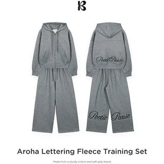 Aloha Lettering Fleece-Lined Training Set