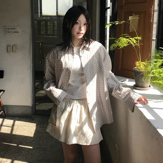 Renue Loose Fit Check Shirt