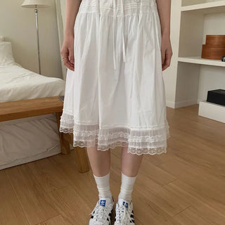 Akina Elastic Midi Skirt