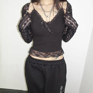 FLORAL Lace Bolero Cardigan