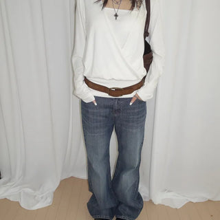VIVIEN Loose Bootcut Pants