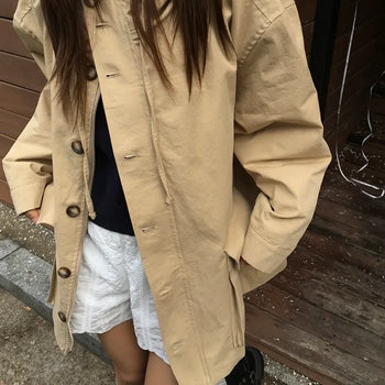 *Mu&d* Pay Midi Trench Coat
