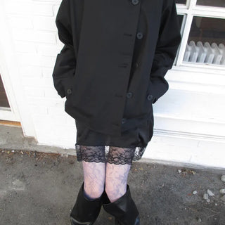 High-neck button jacket (3 colors)