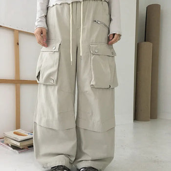 Wonder Mood Elastic Cargo Pants