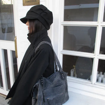 Vintage Twin Zipper Shoulder Bag (3 colors)