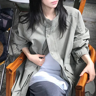 Toobid Pigment Oversized Short Field Jacket