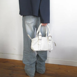 Metal studded mini bag (2 colors)