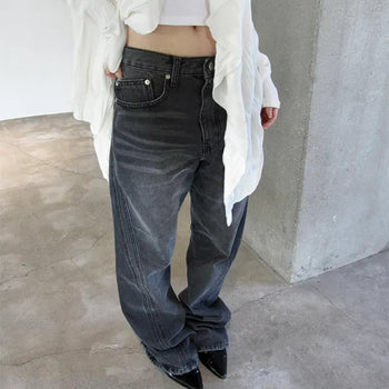 VINTAGE CURVED JEANS