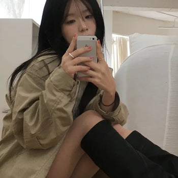 *Beautiful fit💭* ID Loose-fit Field Jacket