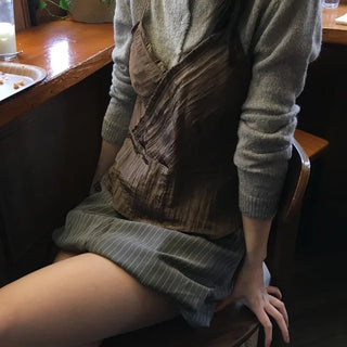 Pumpkin Stripe Skirt