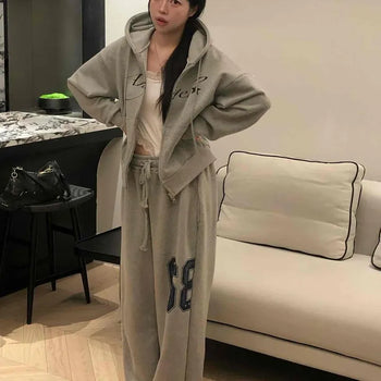 Star Number 68 Semi-Wide Elastic Waist Sweatpants