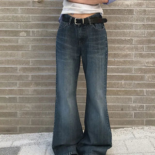 디바 워싱 로우 부츠컷 팬츠