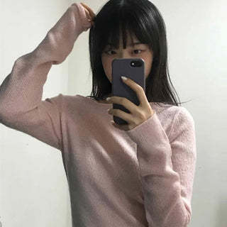 Slim Fit Boat Neck Rib Long Sleeve Knit