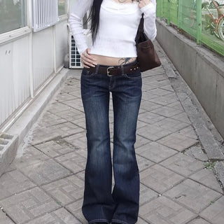 TAPE Low-rise bootcut