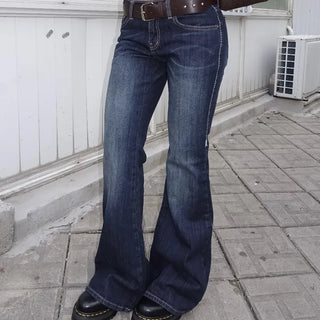TAPE Low-rise bootcut