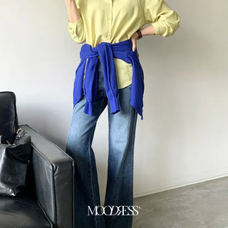 Brin Side Cut Wide Denim