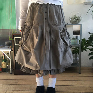 Balloon Pumpkin Beams Cargo Skirt