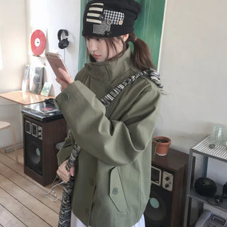 Button patch vintage beanie