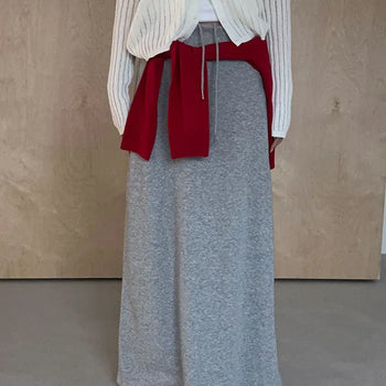 Renen Elastic Long Skirt