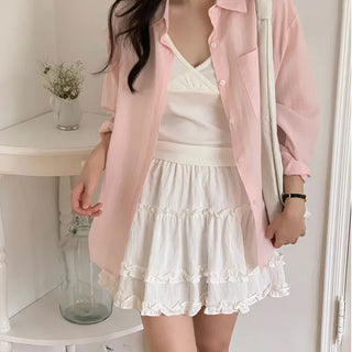 Yeori Cherry Blossom Loose Fit Shirt