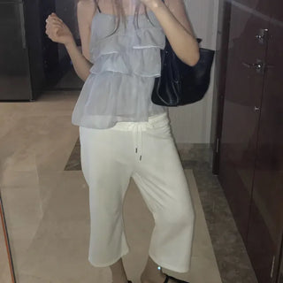 lowrise cropped pants