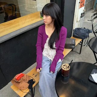 Frill Cardigan