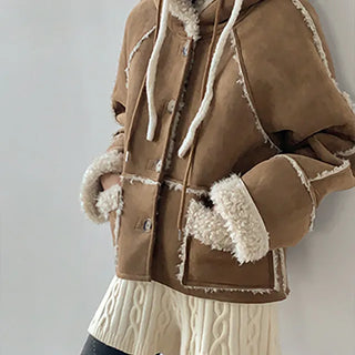 Moscow Hooded Mustang Half Jacket