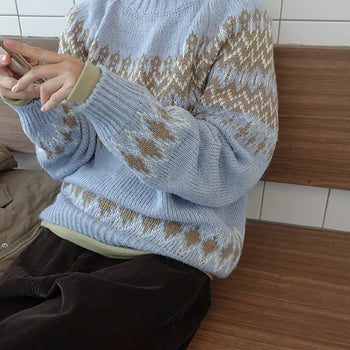 Russell's Nordic Oversized Round Neck Knit