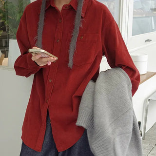 Rave Oversized Corduroy Shirt