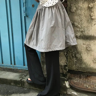 Dirin Layered Bootcut Elastic Pants
