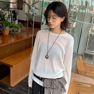 Aonyu Loose Fit Long Sleeve Knit