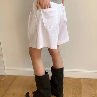 Nuel Pintuck Half Pants