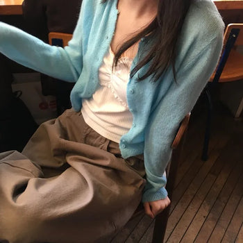 *Domestic/High Quality* Bri Mohair Cardigan