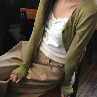 *Domestic/High Quality* Flare Summer Cardigan