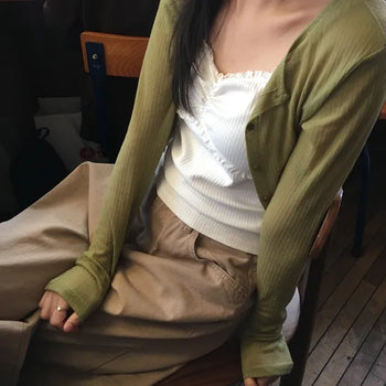 *Domestic/High Quality* Flare Summer Cardigan
