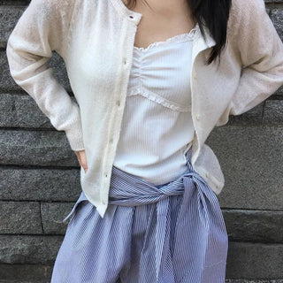 *Delicate Fit* High Mohair Cardigan