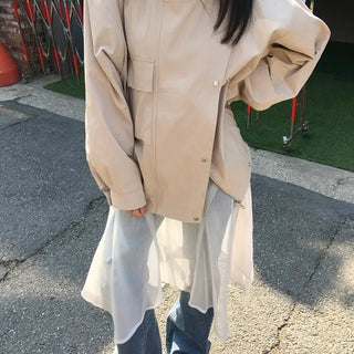 *High Quality* Owl Asymmetrical Jacket