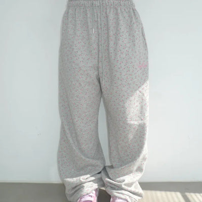 Romantic Flower Jogger Pants