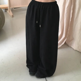 *Mala Fit 🤍* Sunset Drawstring Hem Wide Training Pants Training Pants