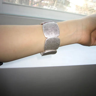 Matte block bracelet