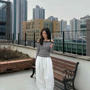 Loose-fit Wide Jogger Training Long Pants
